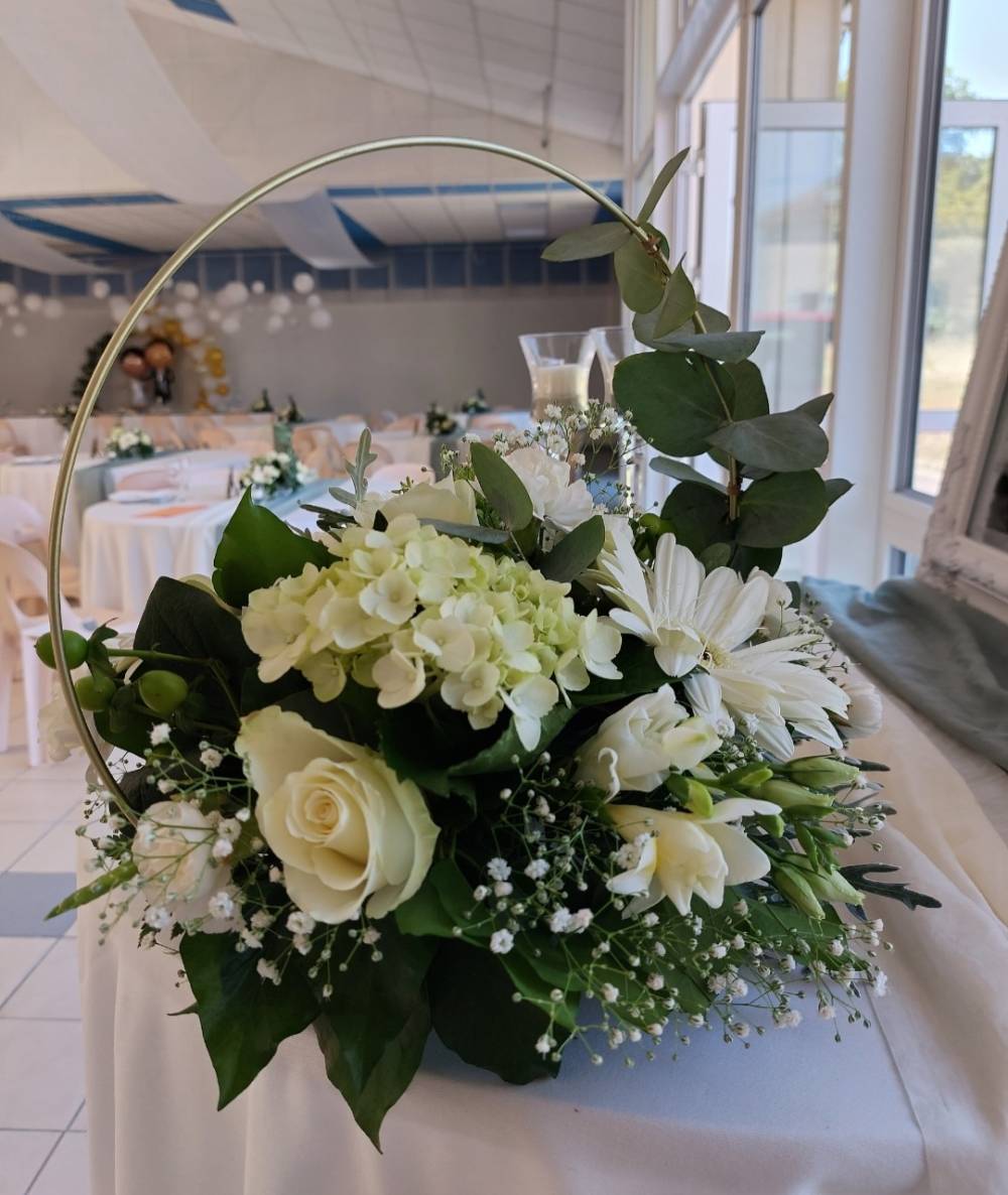 composition floral pour mariage